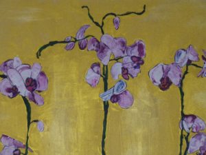 3 Orchideen Detail